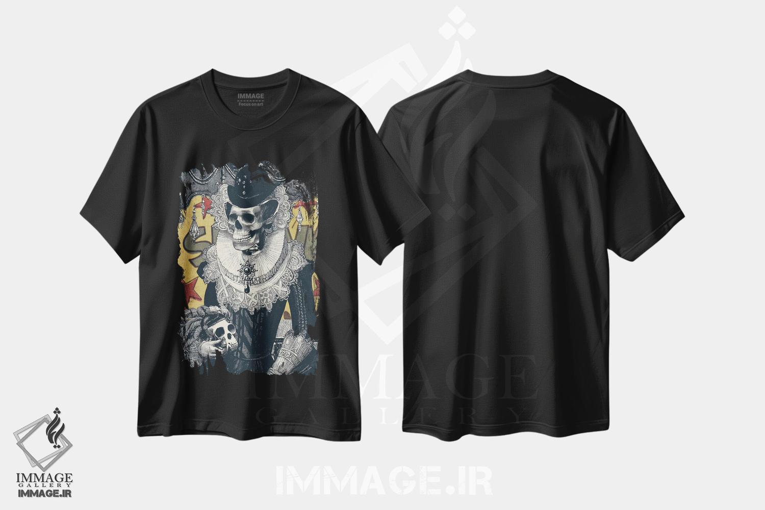 تیشرت طرح دار بانوی محترم، دکوراسیون جایگزین اثر علی گولچ | فروشگاه ایماژ