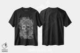 تیشرت طرح دار جمجمه توری، دکوراسیون جایگزین اثر علی گولچ | فروشگاه ایماژ
