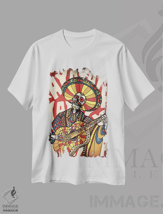 تیشرت طرح دار ماریاچی، دکوراسیون جایگزین اثر علی گولچ | immage.ir