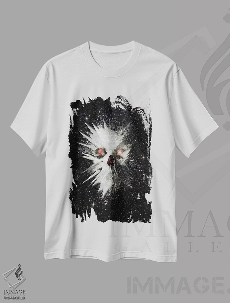 تیشرت طرح دار انفجار بزرگ، هنر دیجیتال اثر علی گولچ | immage.ir