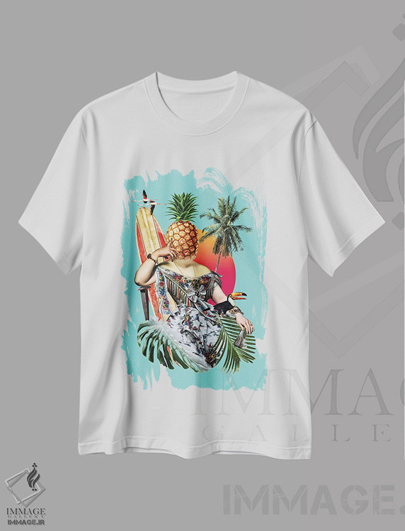 تیشرت طرح دار آرامش و ریلکس، دکور بوهمی اثر علی گولچ | immage.ir