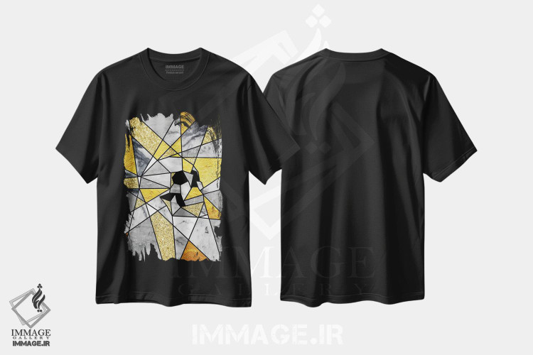 تیشرت طرح دار قطعه، هنر دیجیتال اثر علی گولچ | فروشگاه ایماژ