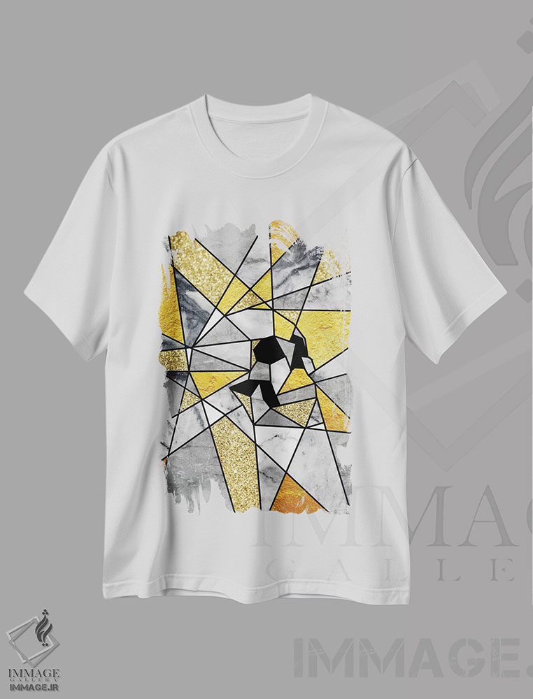 تیشرت طرح دار قطعه، هنر دیجیتال اثر علی گولچ | immage.ir