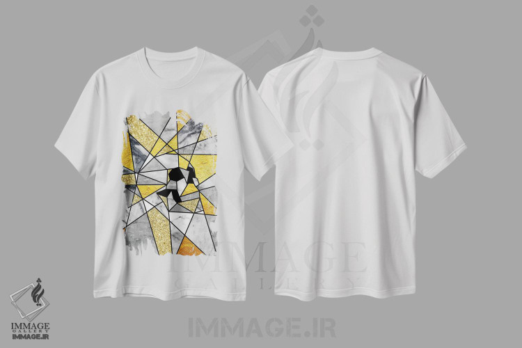 تیشرت طرح دار قطعه، هنر دیجیتال اثر علی گولچ | immage.ir