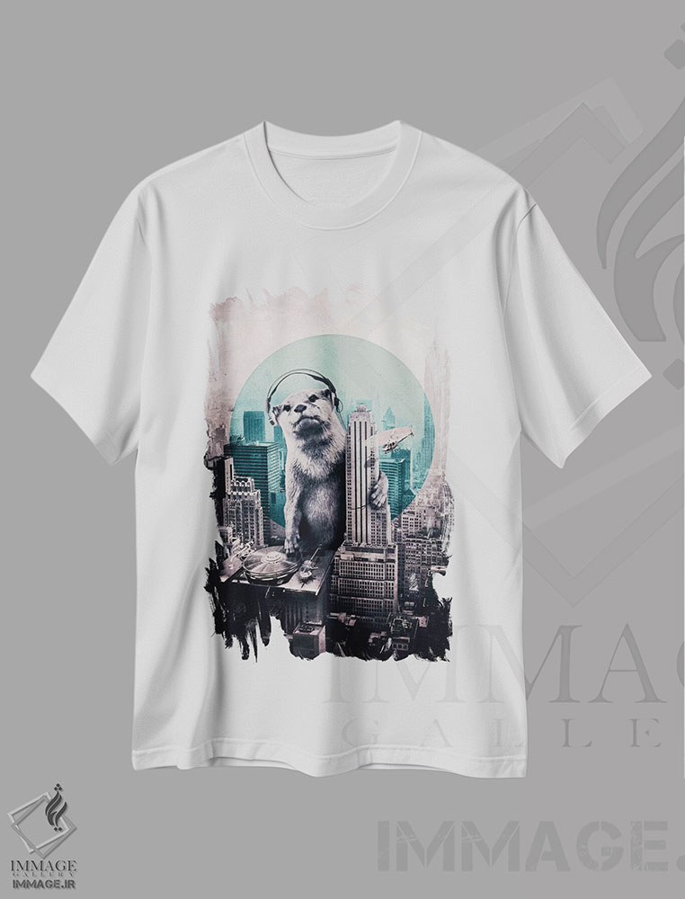 تیشرت طرح دار دی جی، دکوراسیون جایگزین اثر علی گولچ | immage.ir
