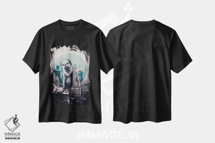 تیشرت طرح دار دی جی، دکوراسیون جایگزین اثر علی گولچ | فروشگاه ایماژ