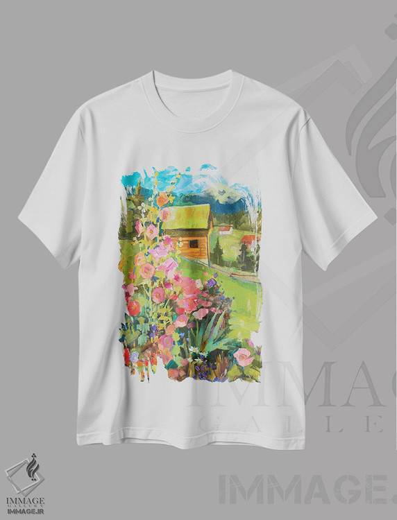 تیشرت طرح دار خشخاش در بوکوول، دکور معاصر اثر آناستاسیا گریگوریوا | immage.ir