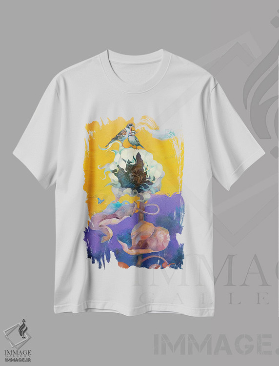 تیشرت طرح دار یکی برای دو نفر اثر آناستاسیا گریگوریوا | immage.ir