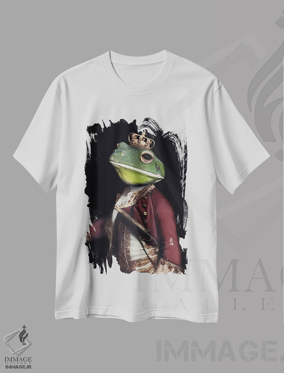 تیشرت طرح دار شاهزاده قورباغه، هنر دیجیتال اثر آرک و گوستز | immage.ir