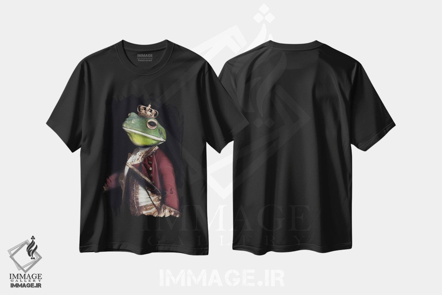 تیشرت طرح دار شاهزاده قورباغه، هنر دیجیتال اثر آرک و گوستز | فروشگاه ایماژ
