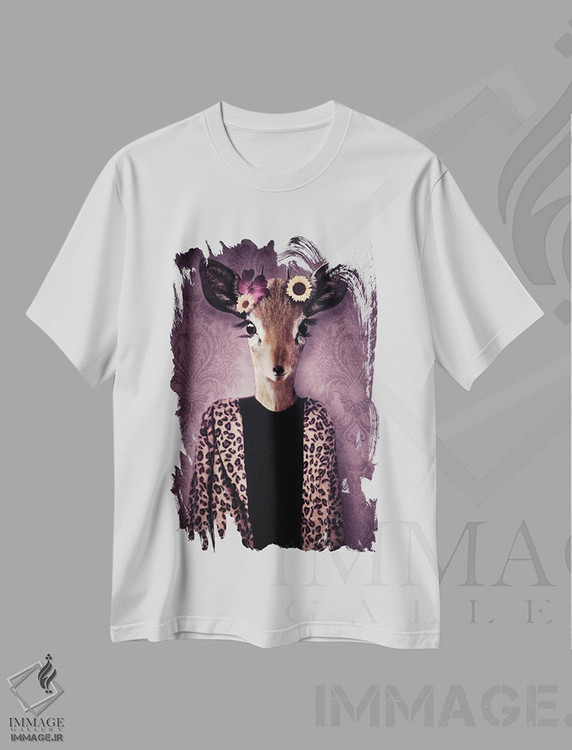 تیشرت طرح دار لیلیان لاو، هنر دیجیتال اثر آرک و گوستز | immage.ir