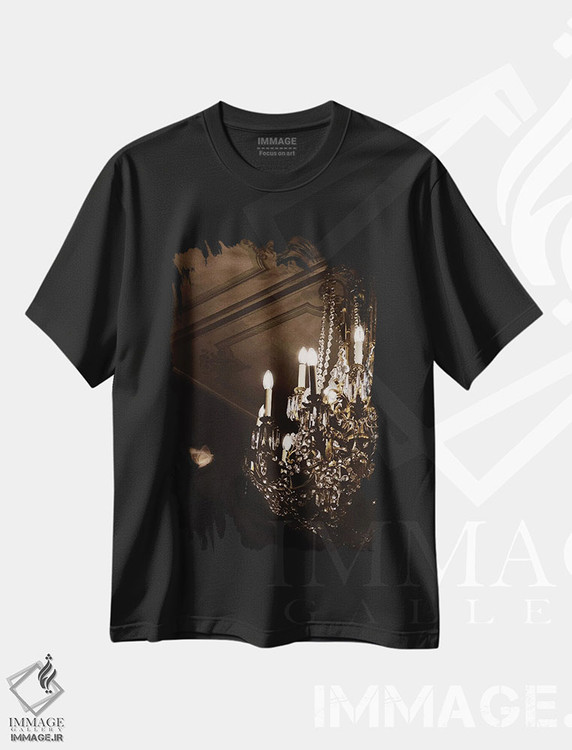 تیشرت طرح دار لوستر، دکوراسیون جایگزین اثر آرک و گوستز | فروشگاه ایماژ