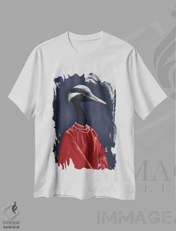 تیشرت طرح دار روبی رز، هنر دیجیتال اثر آرک و گوستز | immage.ir