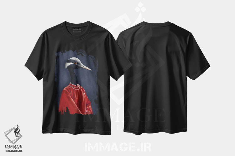 تیشرت طرح دار روبی رز، هنر دیجیتال اثر آرک و گوستز | فروشگاه ایماژ