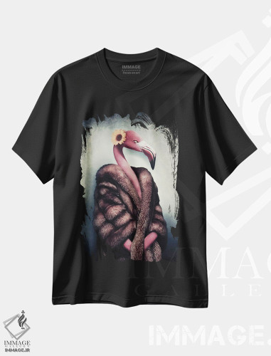 تیشرت طرح دار فلو، هنر دیجیتال اثر آرک و گوستز | فروشگاه ایماژ