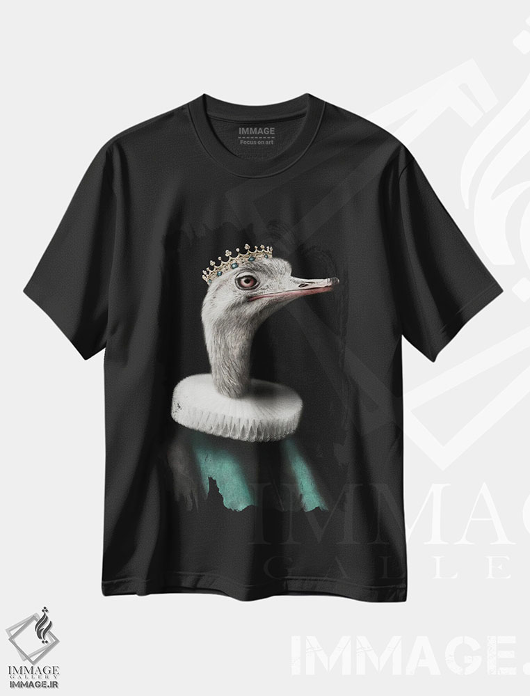 تیشرت طرح دار پادشاه اسوالد، هنر دیجیتال اثر آرک و گوستز | فروشگاه ایماژ