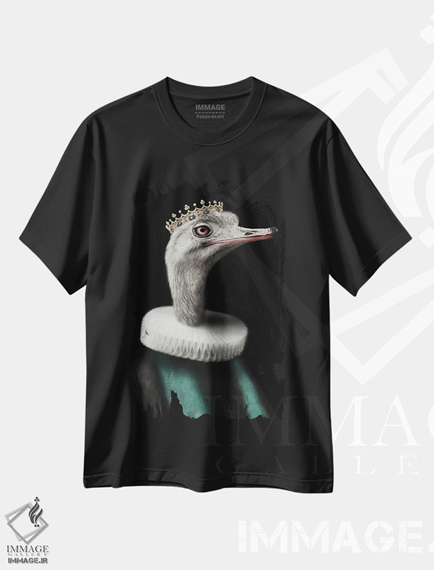 تیشرت طرح دار پادشاه اسوالد، هنر دیجیتال اثر آرک و گوستز | فروشگاه ایماژ