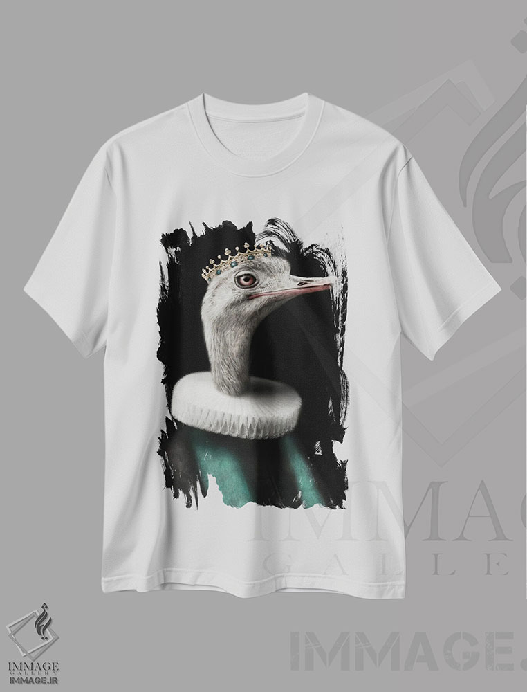 تیشرت طرح دار پادشاه اسوالد، هنر دیجیتال اثر آرک و گوستز | immage.ir