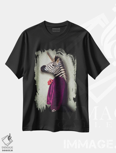 تیشرت طرح دار بانو زلدا، هنر دیجیتال اثر آرک و گوستز | فروشگاه ایماژ