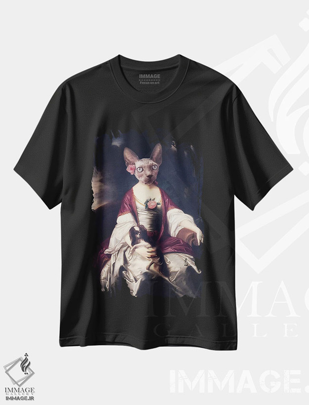 تیشرت طرح دار پگی و اسمیت، هنر دیجیتال اثر آرک و گوستز | فروشگاه ایماژ