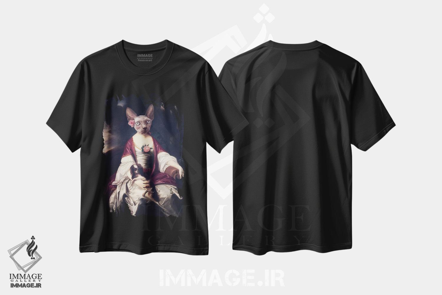 تیشرت طرح دار پگی و اسمیت، هنر دیجیتال اثر آرک و گوستز | فروشگاه ایماژ