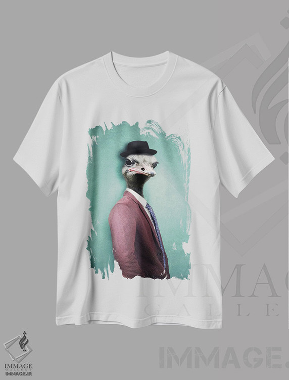 تیشرت طرح دار آزی، هنر دیجیتال اثر آرک و گوستز | immage.ir