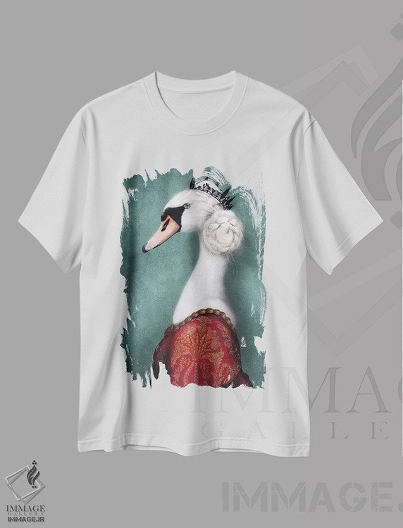تیشرت طرح دار بانو گریس، هنر دیجیتال اثر آرک و گوستز | immage.ir