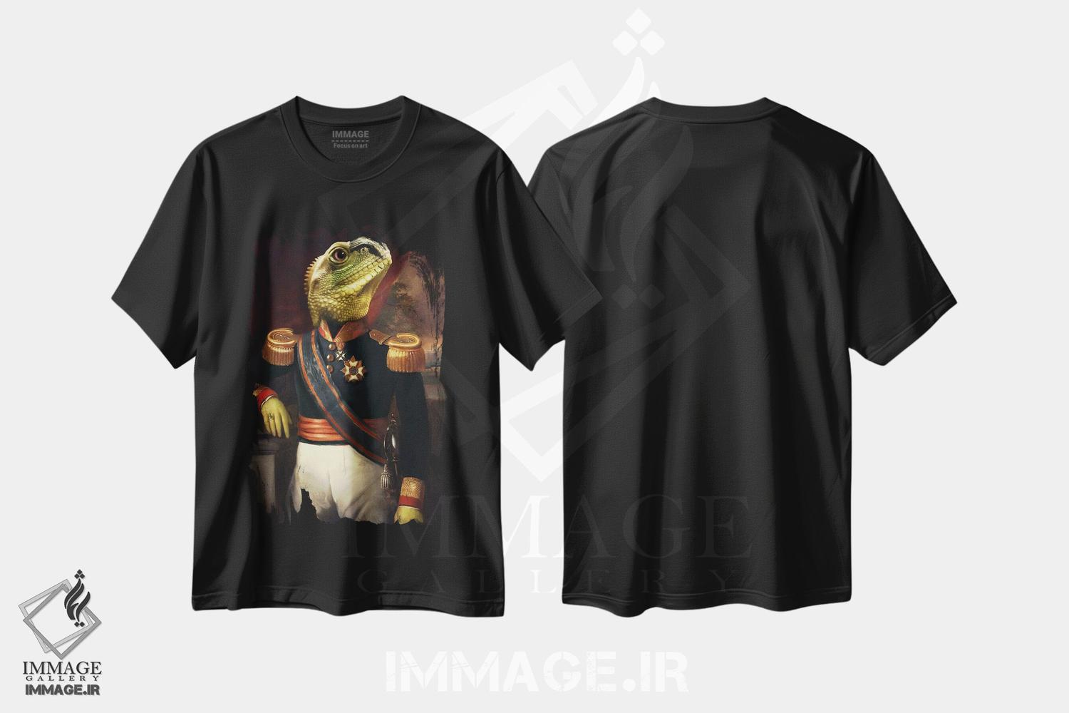 تیشرت طرح دار ادوارد والا، هنر دیجیتال اثر آرک و گوستز | فروشگاه ایماژ