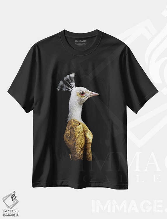 تیشرت طرح دار گوئن، هنر دیجیتال اثر آرک و گوستز | فروشگاه ایماژ