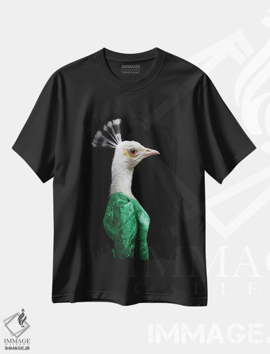 تیشرت طرح دار گوئن، هنر دیجیتال اثر آرک و گوستز | فروشگاه ایماژ