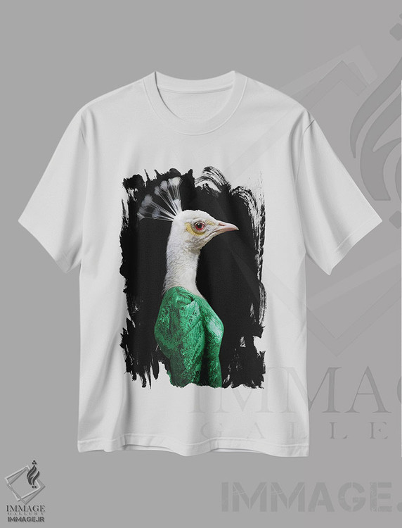 تیشرت طرح دار گوئن، هنر دیجیتال اثر آرک و گوستز | immage.ir