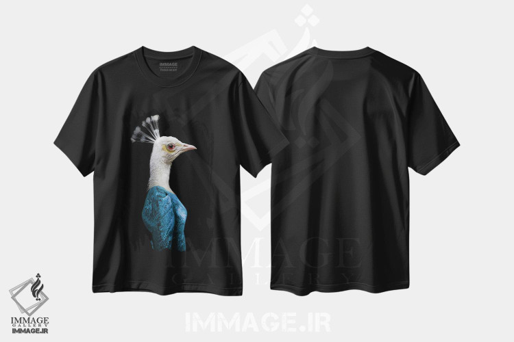 تیشرت طرح دار گوئن، هنر دیجیتال اثر آرک و گوستز | فروشگاه ایماژ