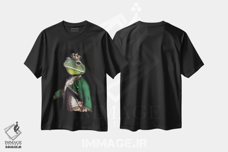 تیشرت طرح دار شاهزاده قورباغه، هنر دیجیتال اثر آرک و گوستز | فروشگاه ایماژ