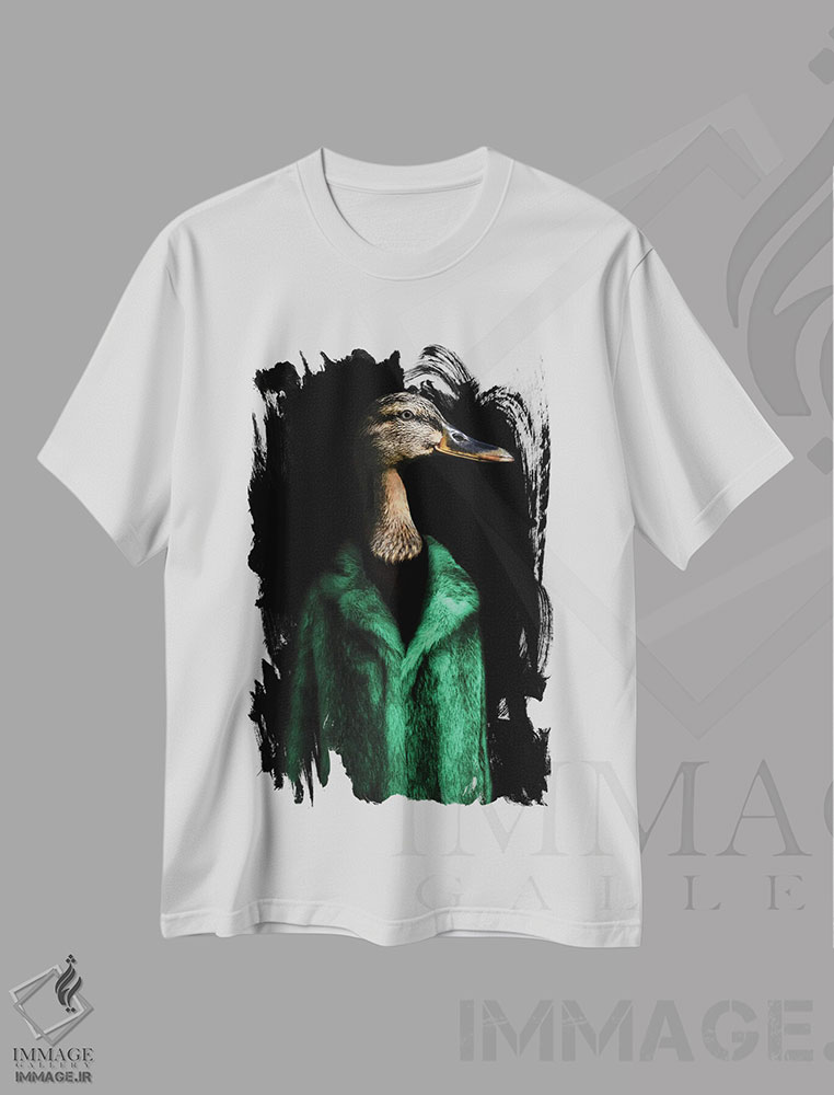 تیشرت طرح دار دافنه، هنر دیجیتال اثر آرک و گوستز | immage.ir
