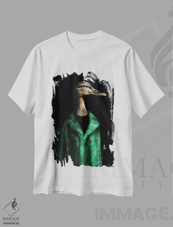 تیشرت طرح دار دافنه، هنر دیجیتال اثر آرک و گوستز | immage.ir