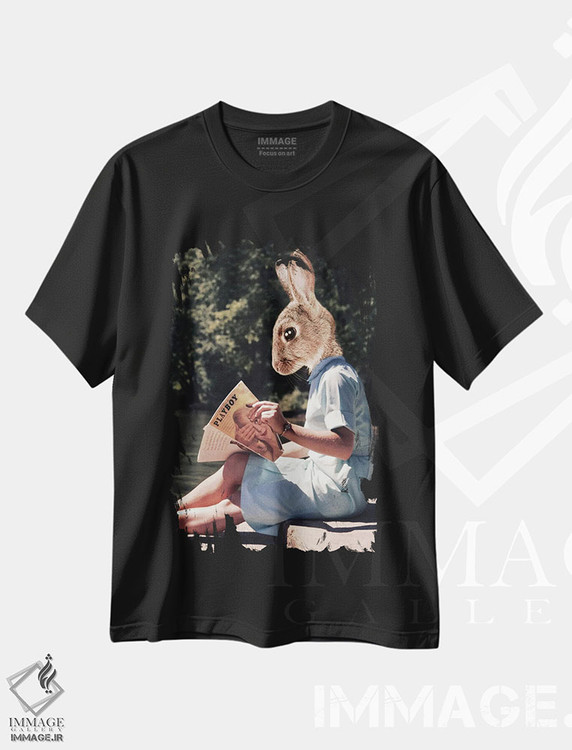 تیشرت طرح دار بانی، هنر دیجیتال اثر آرک و گوستز | فروشگاه ایماژ