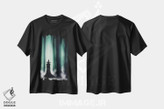 تیشرت طرح دار جنگل زمردین، دکوراسیون جایگزین اثر آرک و گوستز | فروشگاه ایماژ