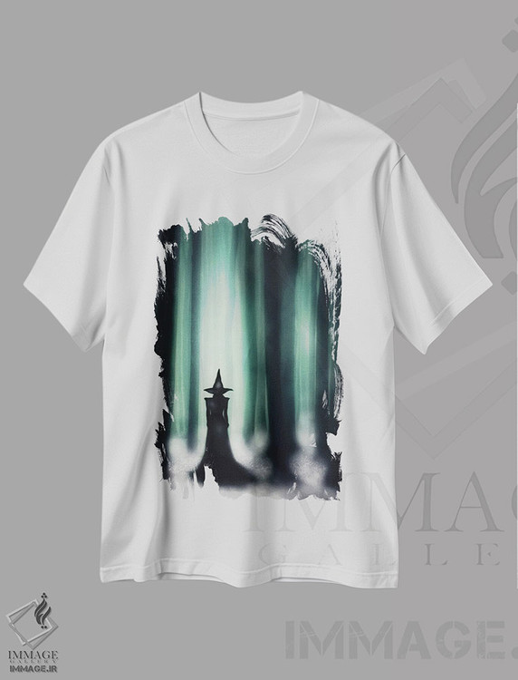 تیشرت طرح دار جنگل زمردین، دکوراسیون جایگزین اثر آرک و گوستز | immage.ir