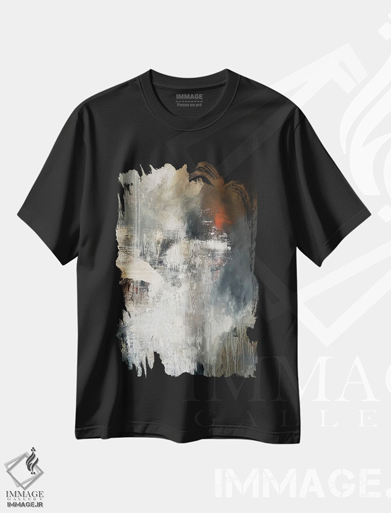 تیشرت طرح دار لطفاً موسیقی را متوقف نکن اثر آنی جندرو | فروشگاه ایماژ