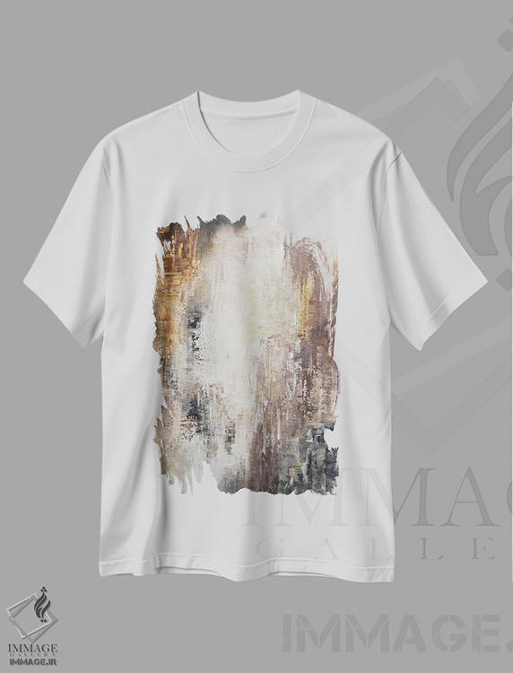 تیشرت طرح دار کلیسای زن اثر آنی جندرو | immage.ir