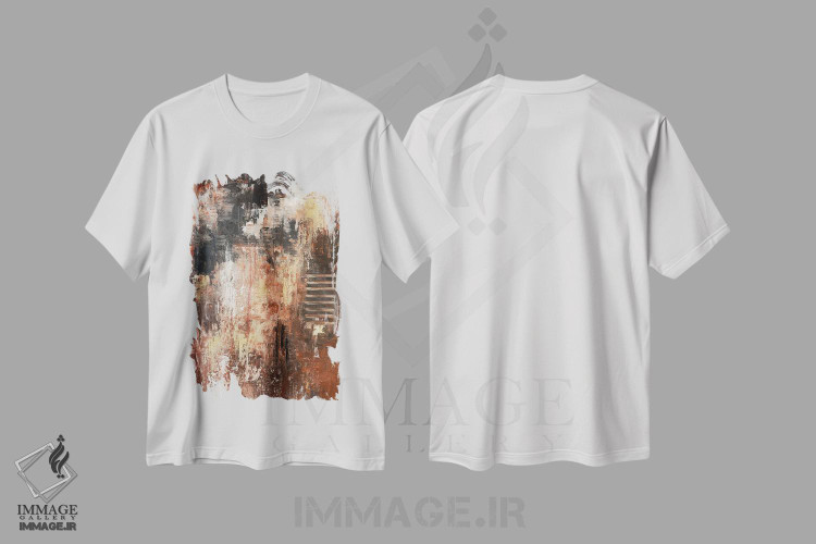 تیشرت طرح دار برج جادوگر اثر آنی جندرو | immage.ir