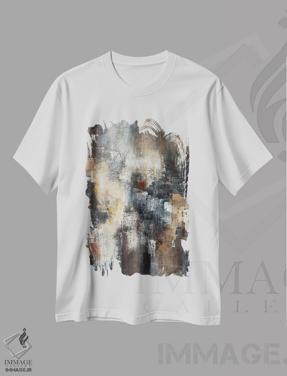 تیشرت طرح دار معما، آبستره اثر آنی جندرو | immage.ir