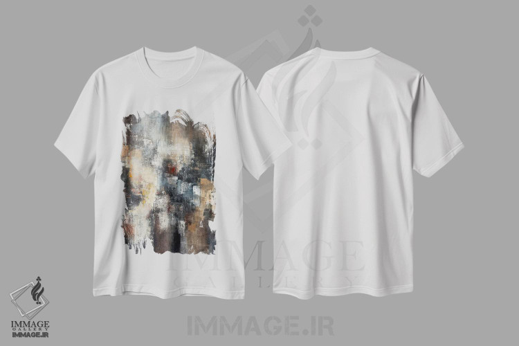 تیشرت طرح دار معما، آبستره اثر آنی جندرو | immage.ir