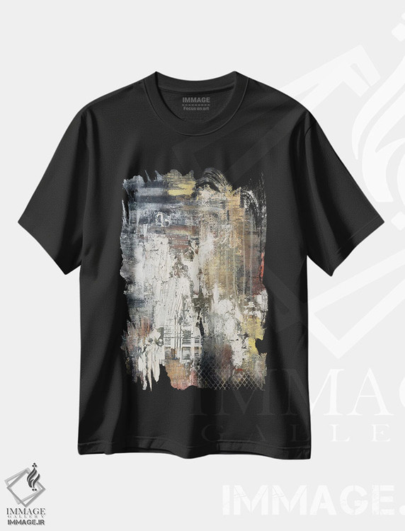 تیشرت طرح دار اگر دیوارها حرف می زدند اثر آنی جندرو | فروشگاه ایماژ