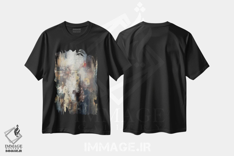 تیشرت طرح دار سردرگم کردن اثر آنی جندرو | فروشگاه ایماژ