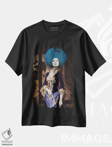 تیشرت طرح دار شاید چیزی نباشد جز احتمال، هنر آمریکایی آفریقایی تبار اثر آلن ماگالون | فروشگاه ایماژ