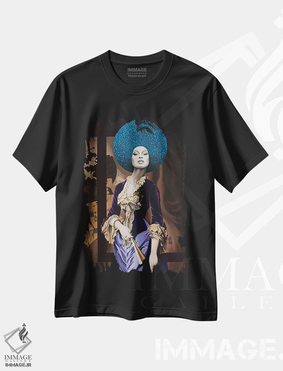 تیشرت طرح دار شاید چیزی نباشد جز احتمال، هنر آمریکایی آفریقایی تبار اثر آلن ماگالون | فروشگاه ایماژ