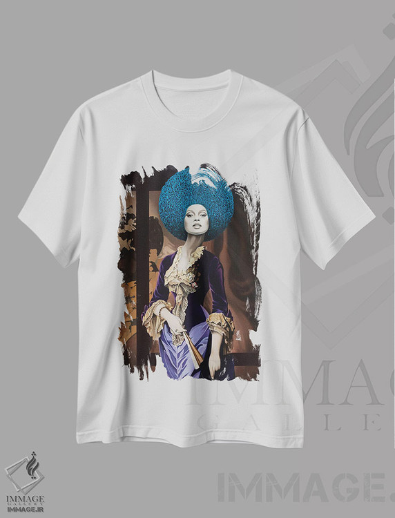 تیشرت طرح دار شاید چیزی نباشد جز احتمال، هنر آمریکایی آفریقایی تبار اثر آلن ماگالون | immage.ir