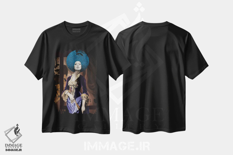 تیشرت طرح دار شاید چیزی نباشد جز احتمال، هنر آمریکایی آفریقایی تبار اثر آلن ماگالون | فروشگاه ایماژ