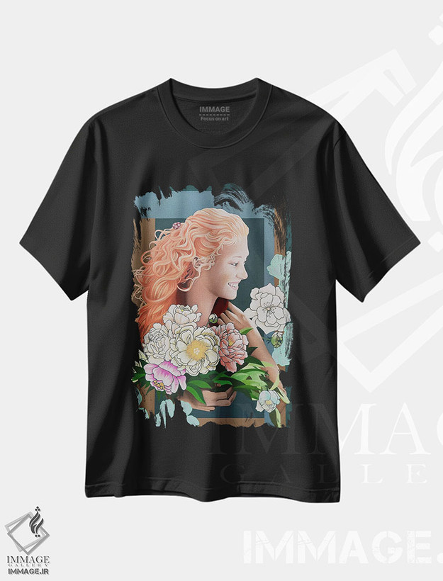 تیشرت طرح دار صدتومان، دکور معاصر اثر آلن ماگالون | فروشگاه ایماژ